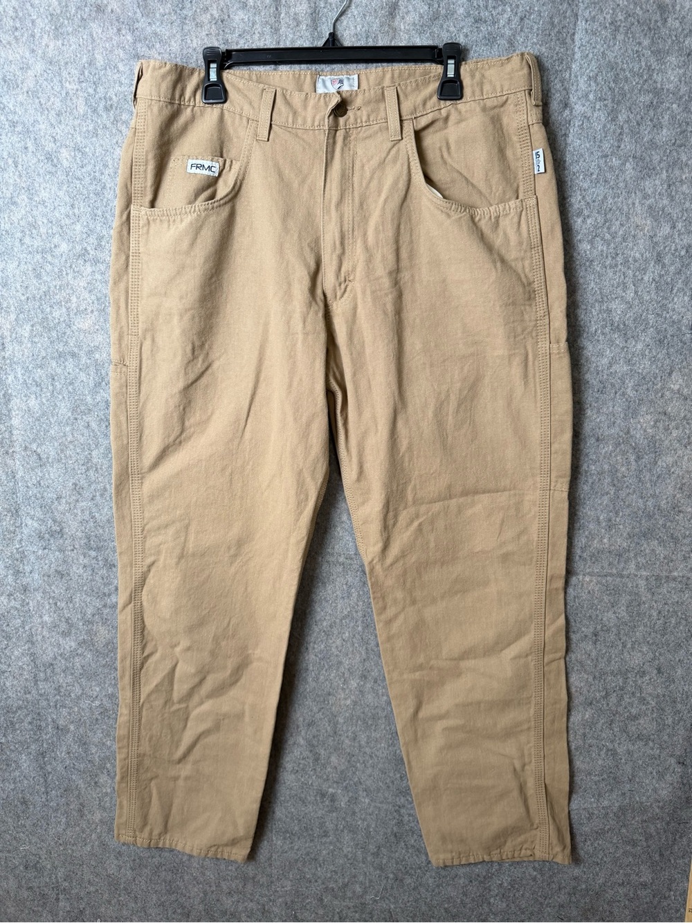 Tyndale FR Men’s Size 36 Tan Workwear Pants Straight Fit Fire Resistant